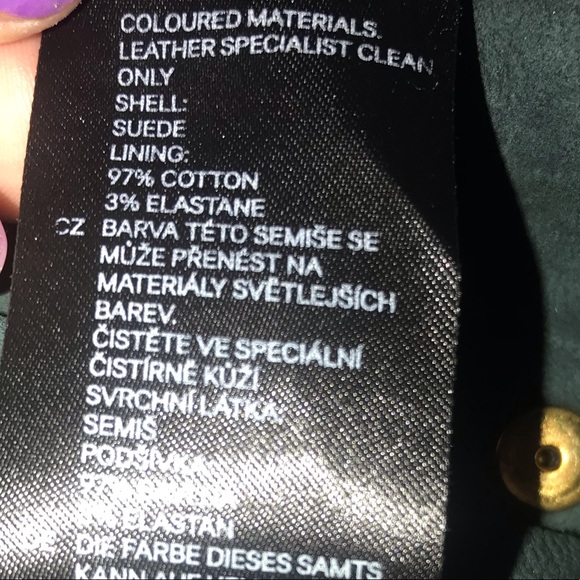 Balmain Green Suede Pants - Picture 8 of 8